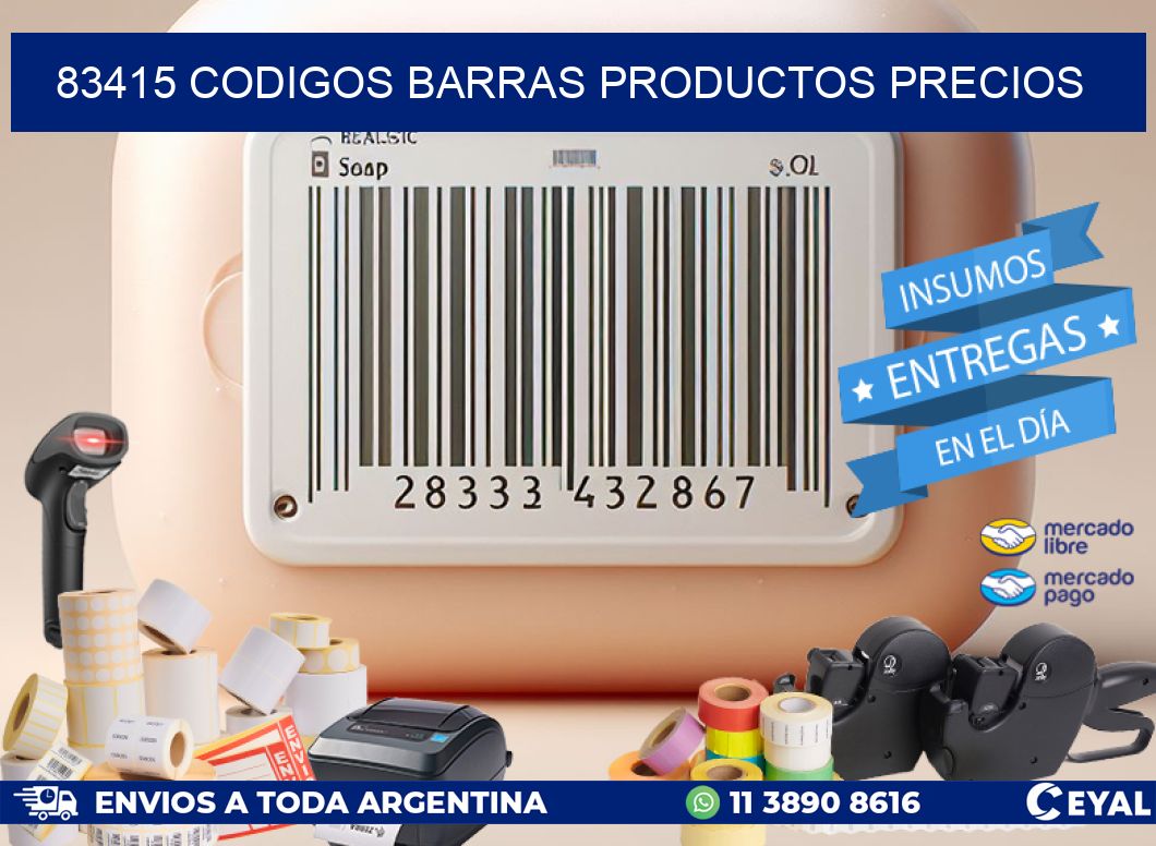 83415 CODIGOS BARRAS PRODUCTOS PRECIOS