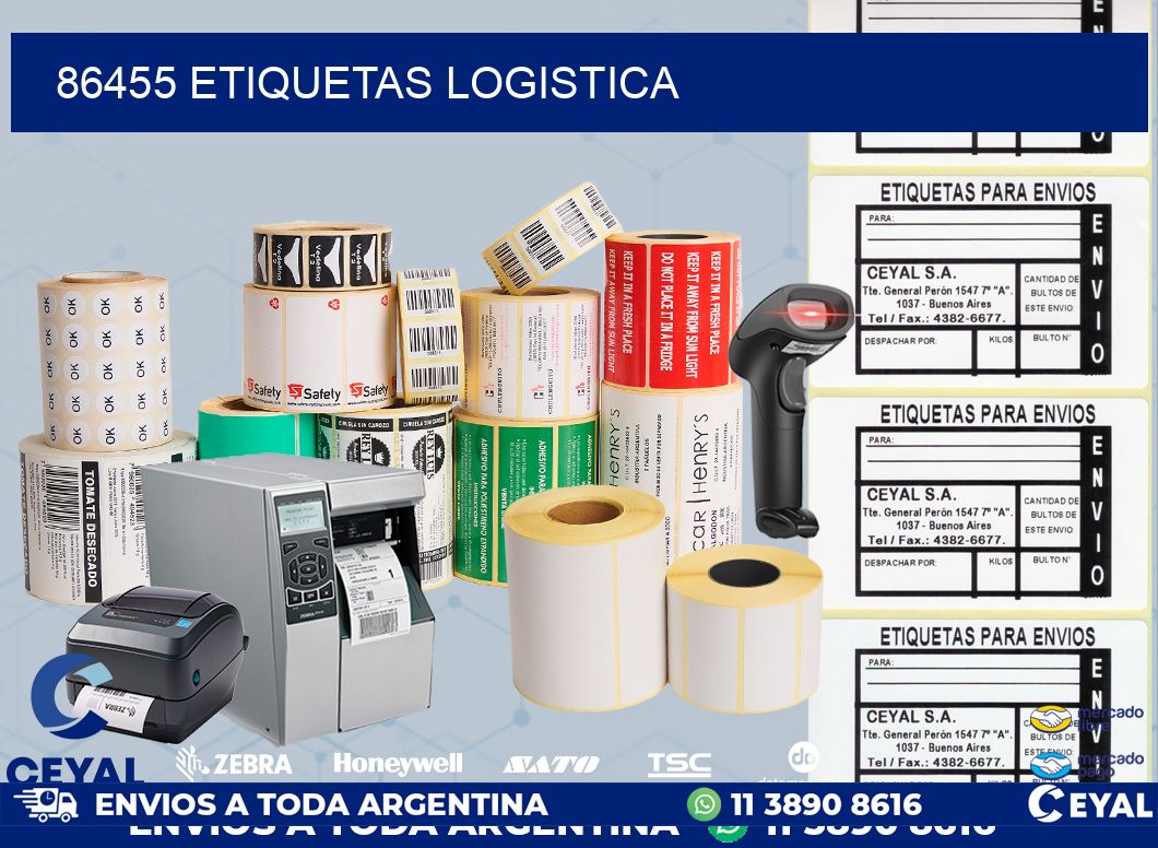 86455 etiquetas logistica