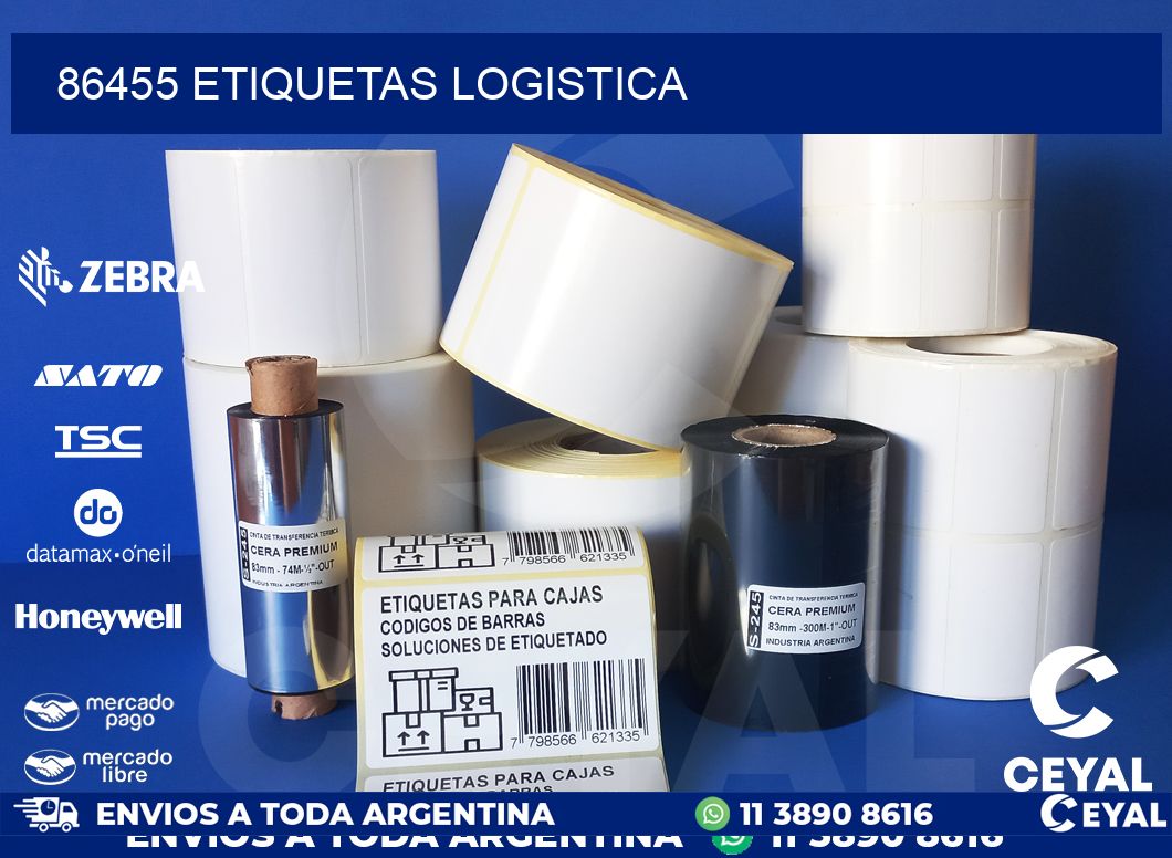 86455 etiquetas logistica