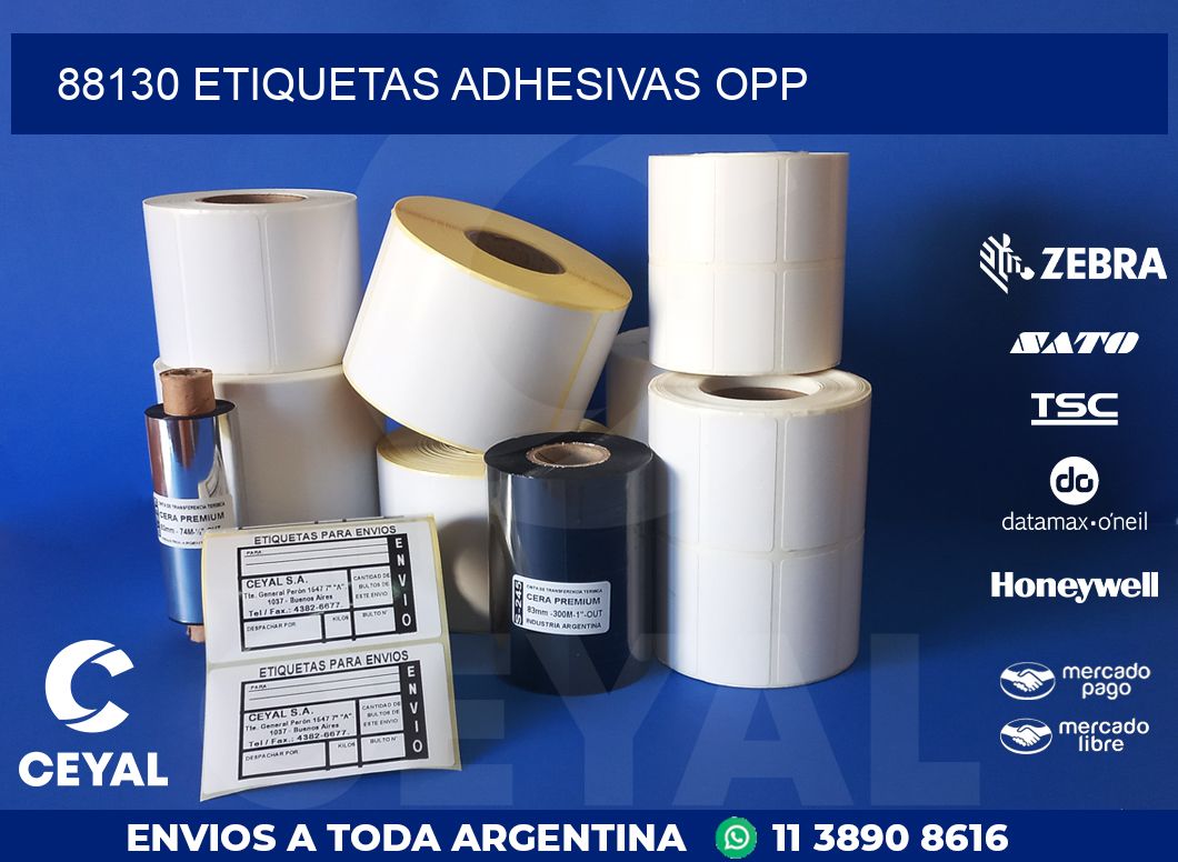 88130 ETIQUETAS ADHESIVAS OPP