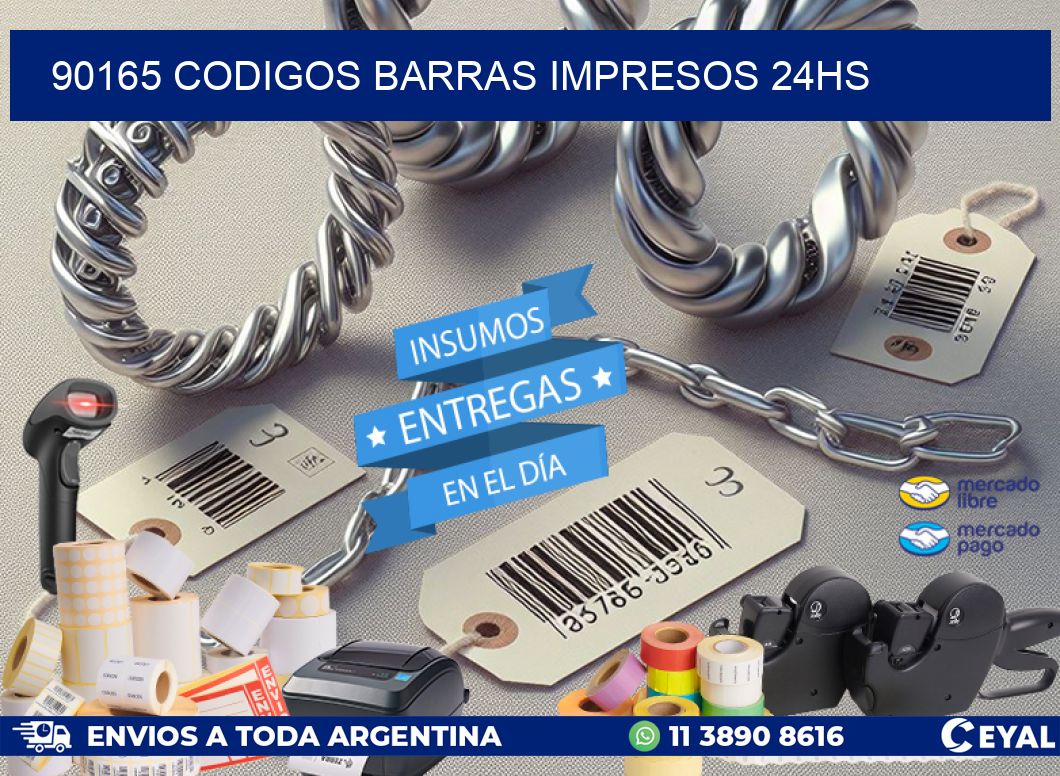 90165 Codigos barras impresos 24hs