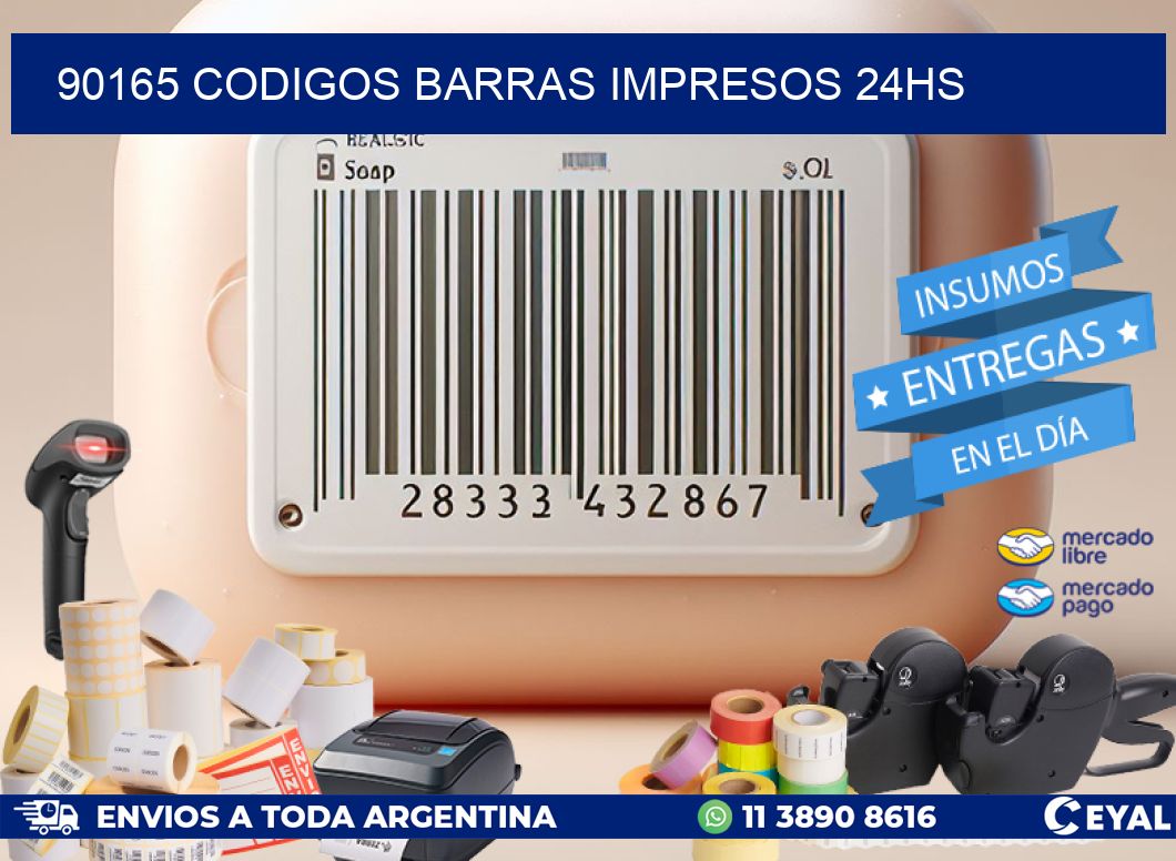 90165 Codigos barras impresos 24hs