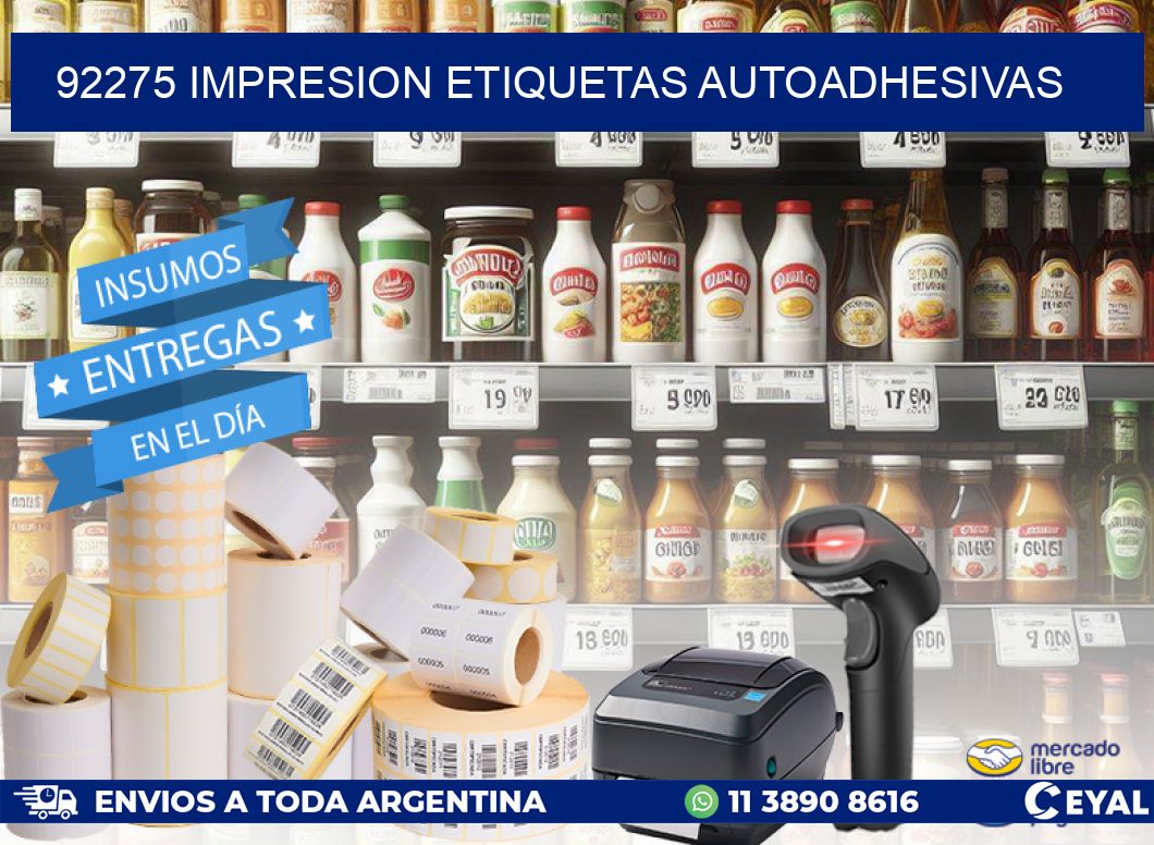 92275 impresion etiquetas autoadhesivas