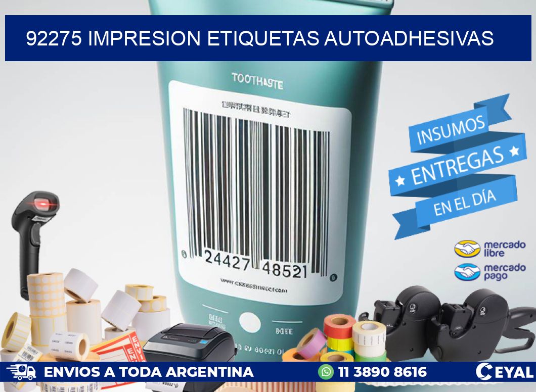92275 impresion etiquetas autoadhesivas