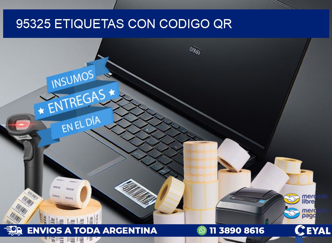 95325 etiquetas con codigo qr
