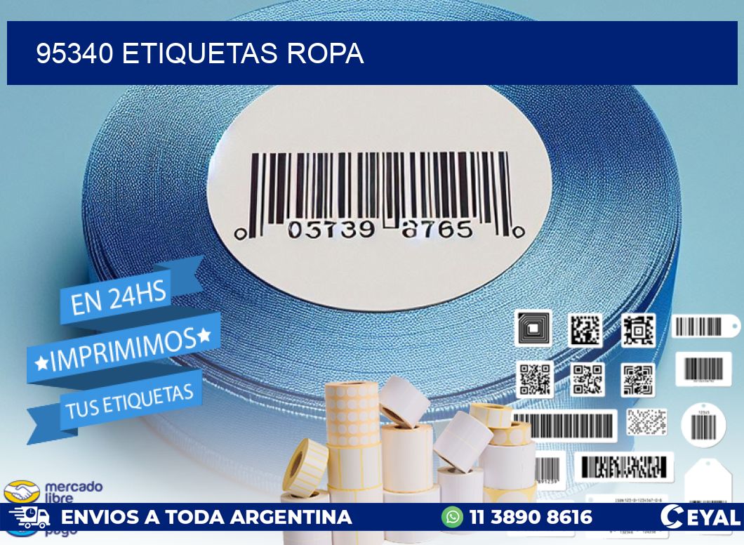 95340 ETIQUETAS ROPA