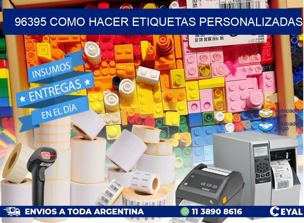 96395 como hacer etiquetas personalizadas