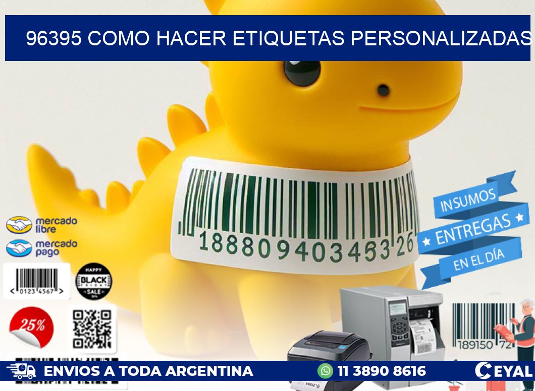 96395 como hacer etiquetas personalizadas