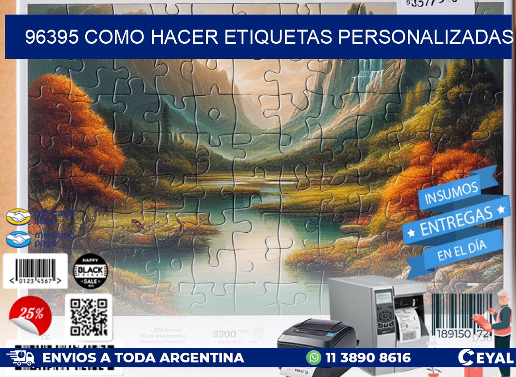 96395 como hacer etiquetas personalizadas