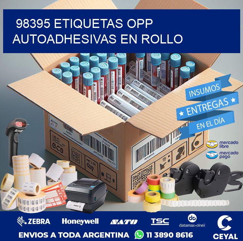 98395 ETIQUETAS OPP AUTOADHESIVAS EN ROLLO