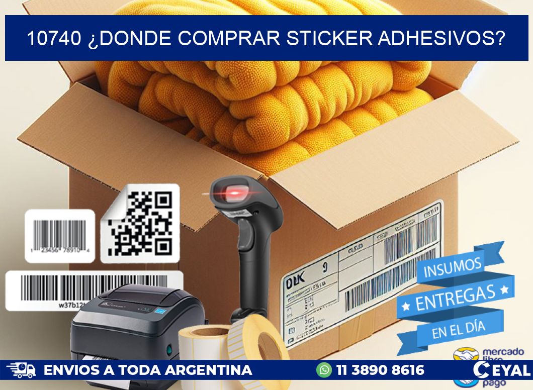 10740 ¿DONDE COMPRAR STICKER ADHESIVOS?