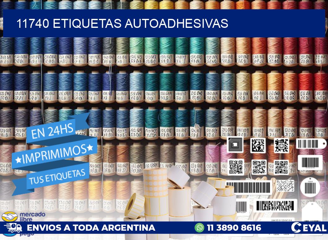 11740 ETIQUETAS AUTOADHESIVAS