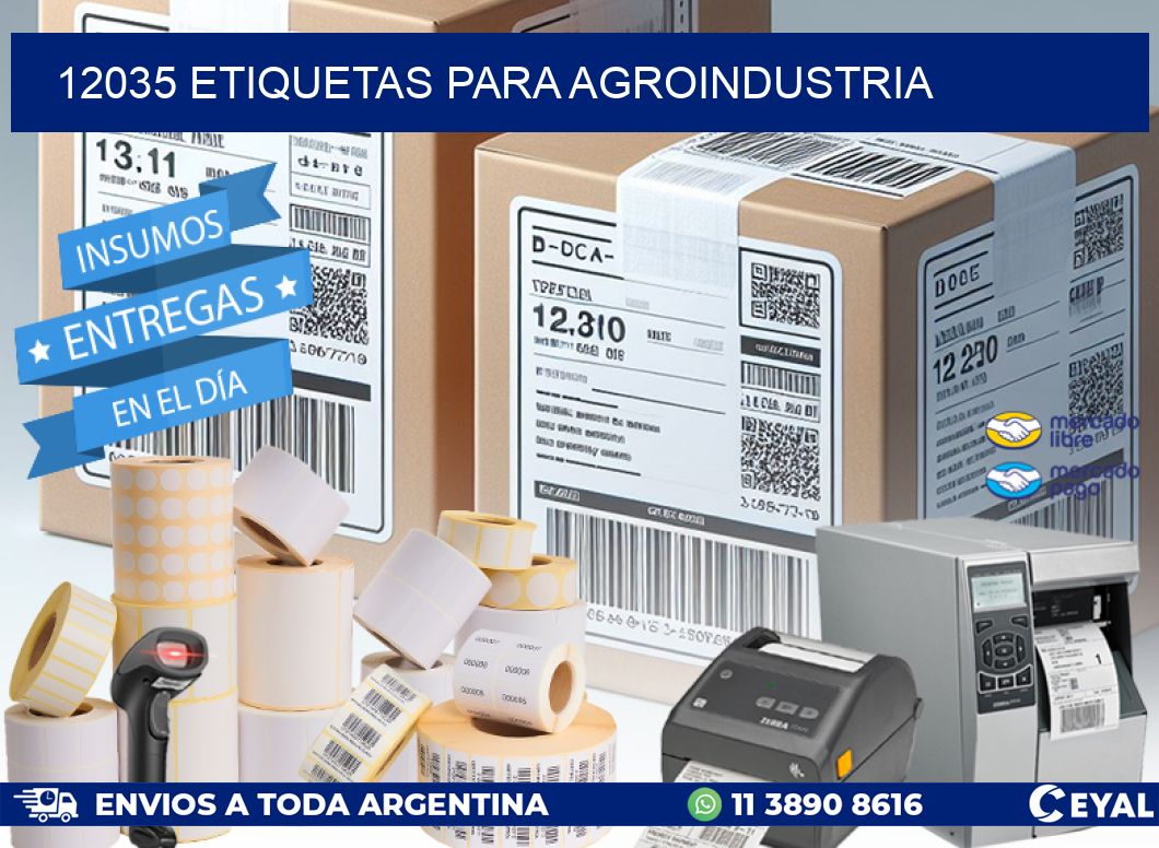 12035 ETIQUETAS PARA AGROINDUSTRIA