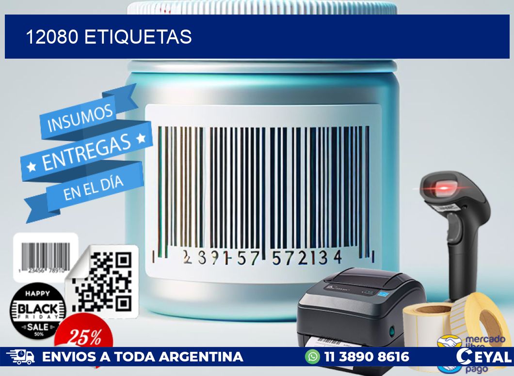 12080 ETIQUETAS