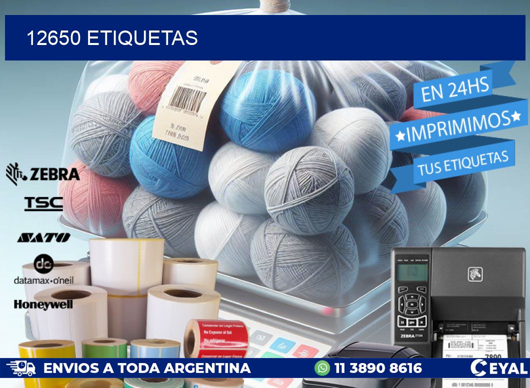 12650 ETIQUETAS