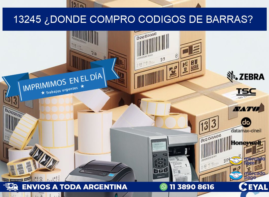 13245 ¿DONDE COMPRO CODIGOS DE BARRAS?