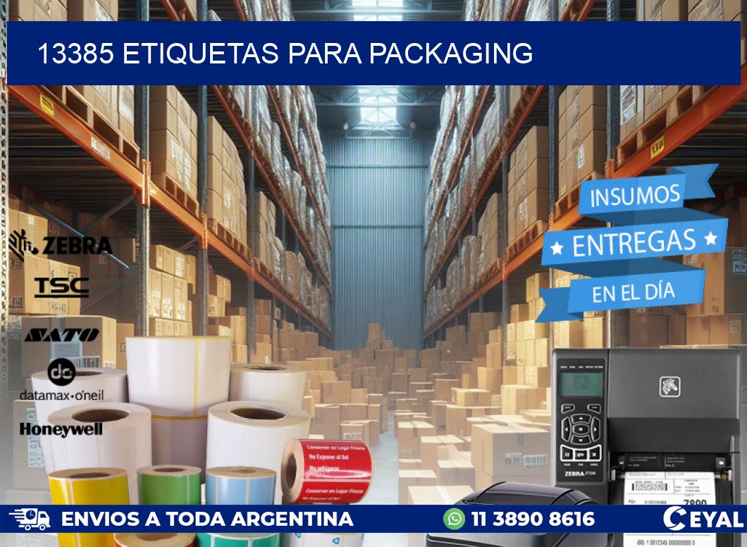 13385 ETIQUETAS PARA PACKAGING