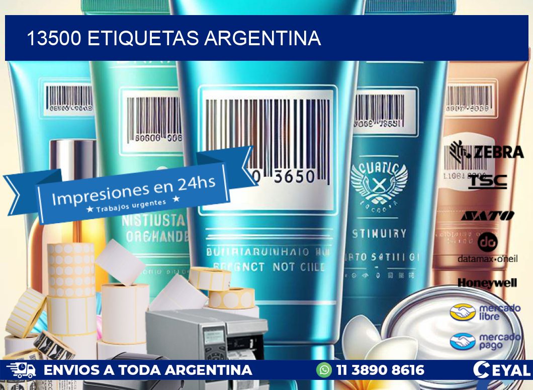 13500 ETIQUETAS ARGENTINA