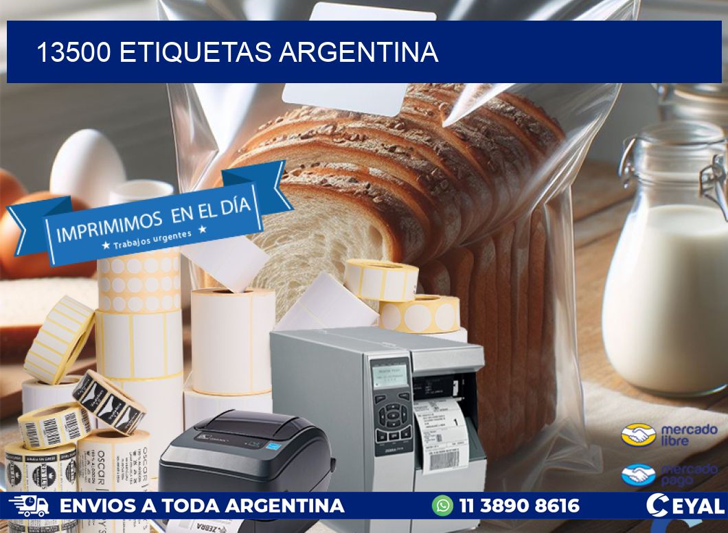 13500 ETIQUETAS ARGENTINA