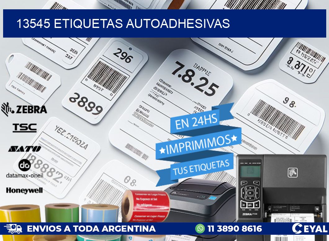 13545 ETIQUETAS AUTOADHESIVAS