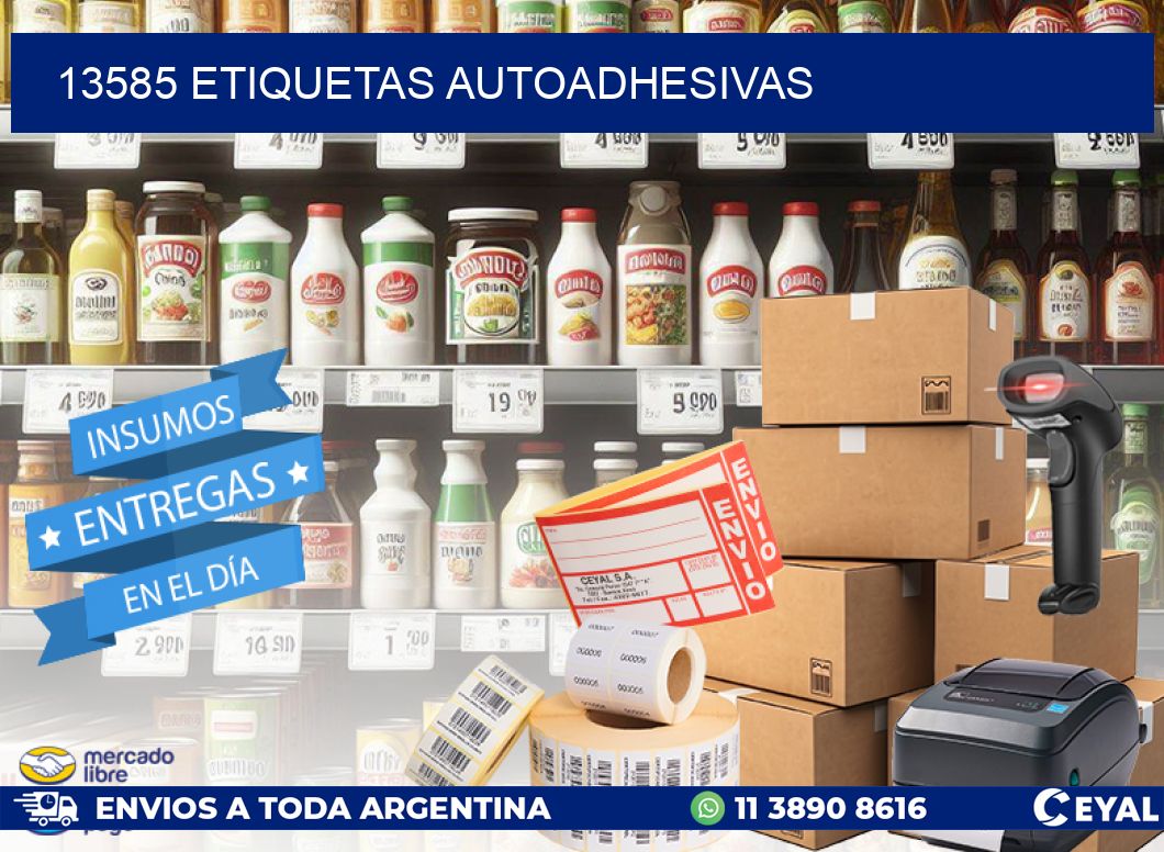13585 ETIQUETAS AUTOADHESIVAS