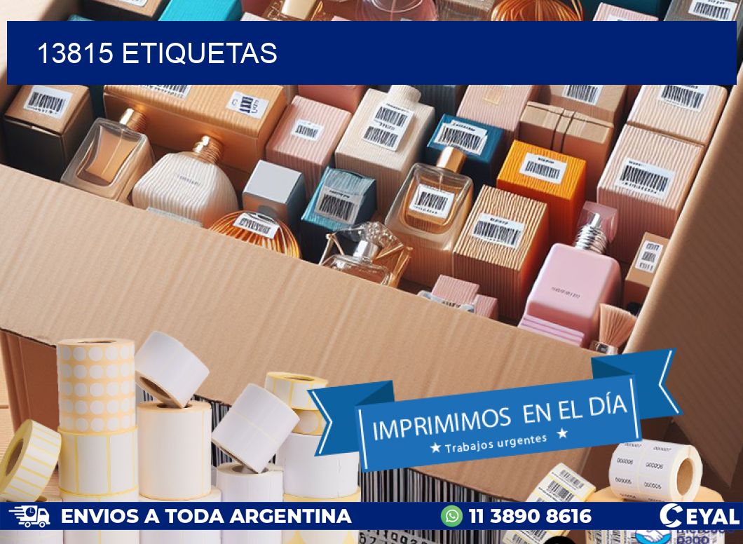13815 ETIQUETAS