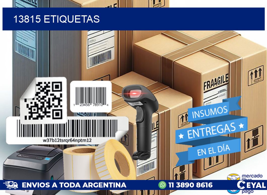13815 ETIQUETAS