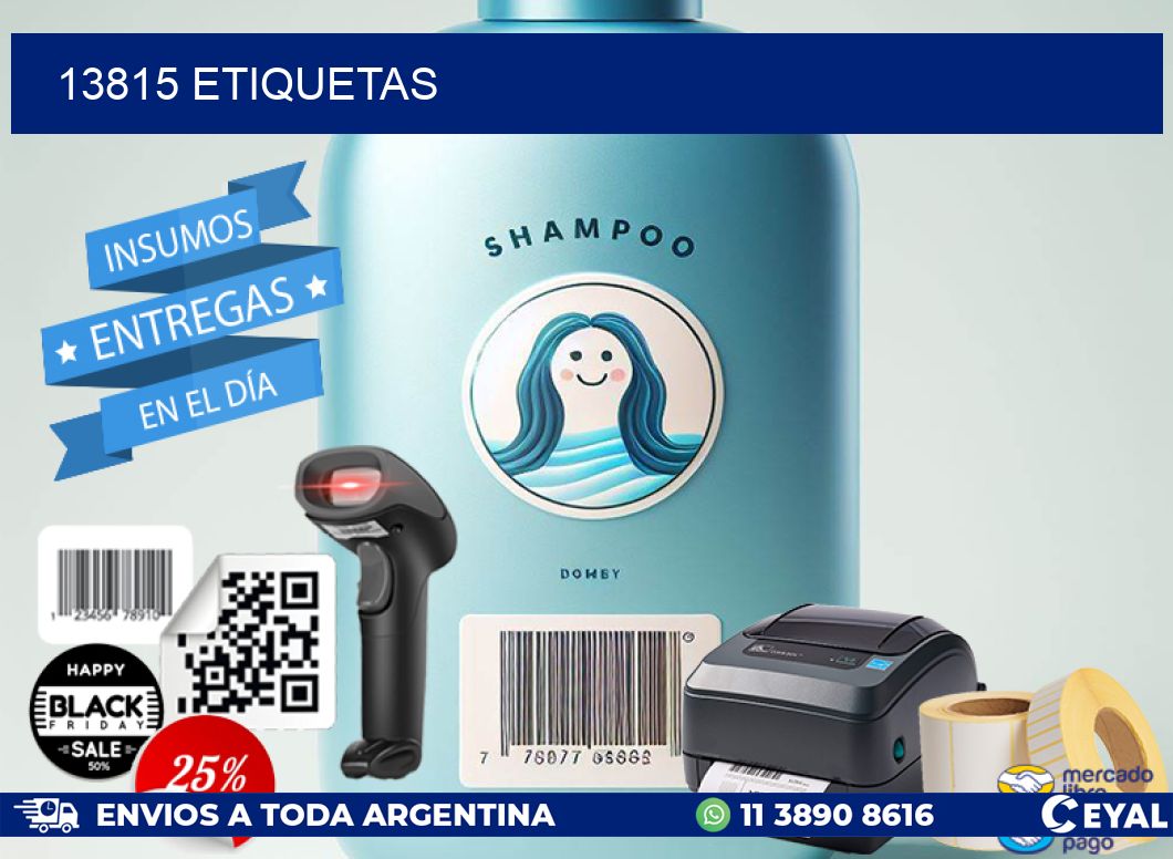 13815 ETIQUETAS