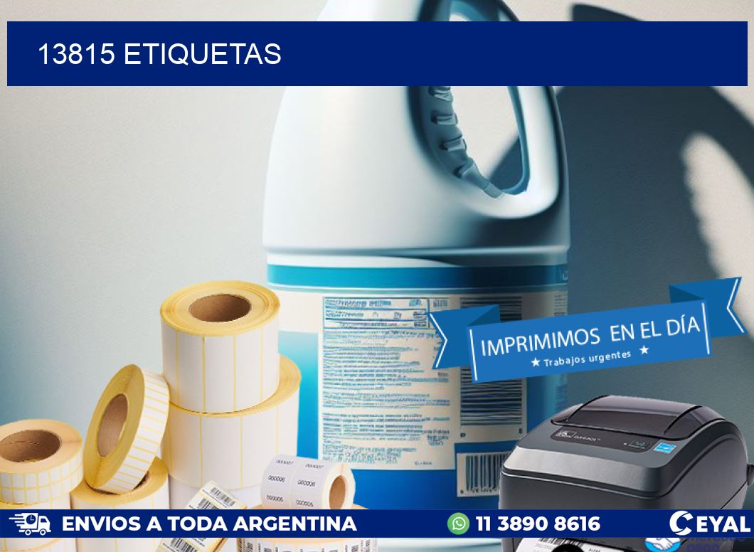 13815 ETIQUETAS