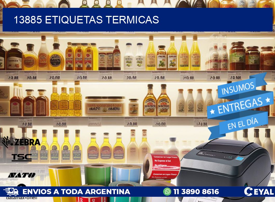 13885 ETIQUETAS TERMICAS