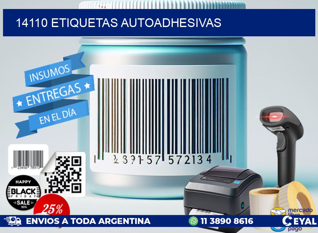 14110 ETIQUETAS AUTOADHESIVAS