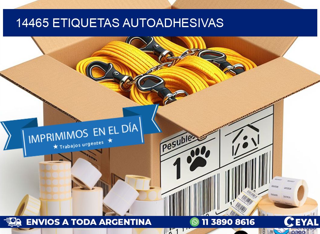 14465 ETIQUETAS AUTOADHESIVAS