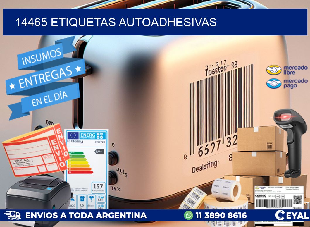 14465 ETIQUETAS AUTOADHESIVAS