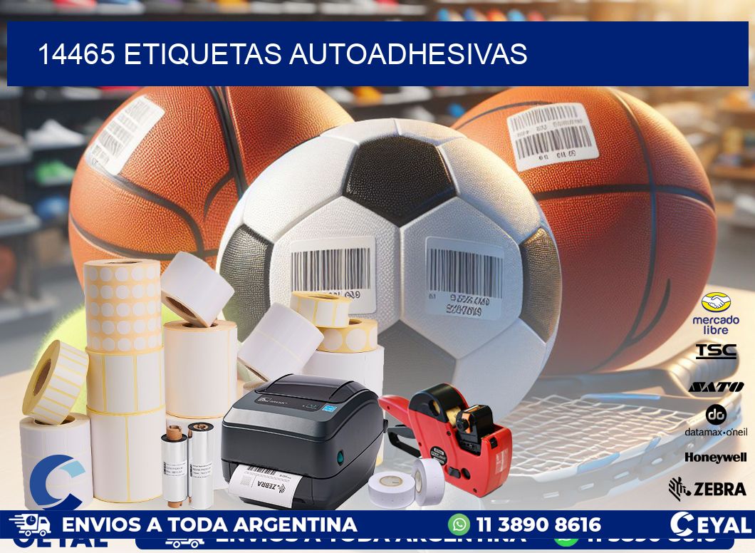14465 ETIQUETAS AUTOADHESIVAS