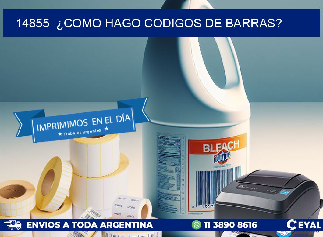 14855  ¿COMO HAGO CODIGOS DE BARRAS?