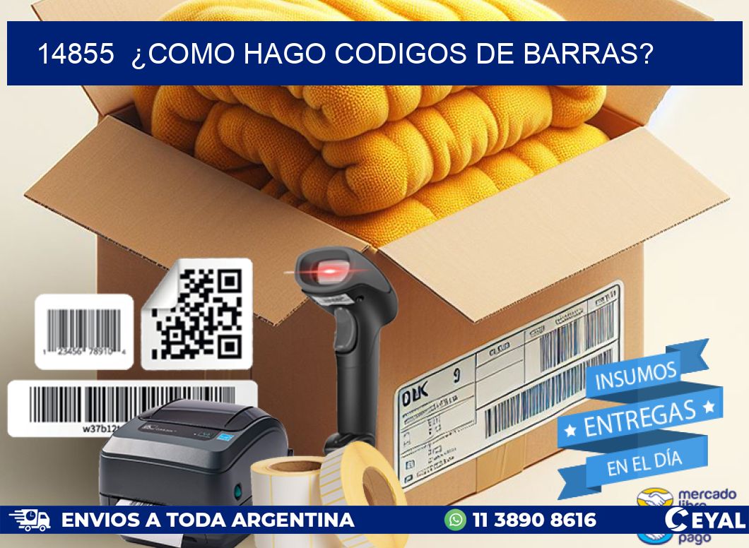 14855  ¿COMO HAGO CODIGOS DE BARRAS?