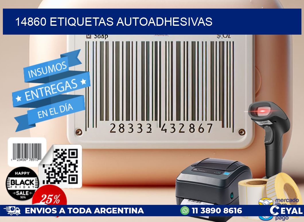 14860 ETIQUETAS AUTOADHESIVAS