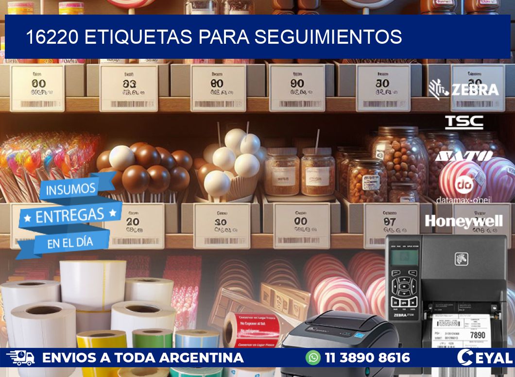 16220 ETIQUETAS PARA SEGUIMIENTOS