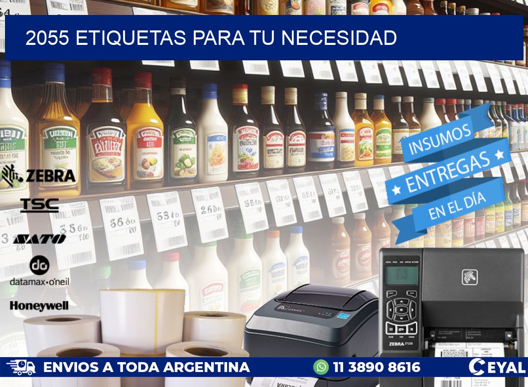 2055 ETIQUETAS PARA TU NECESIDAD