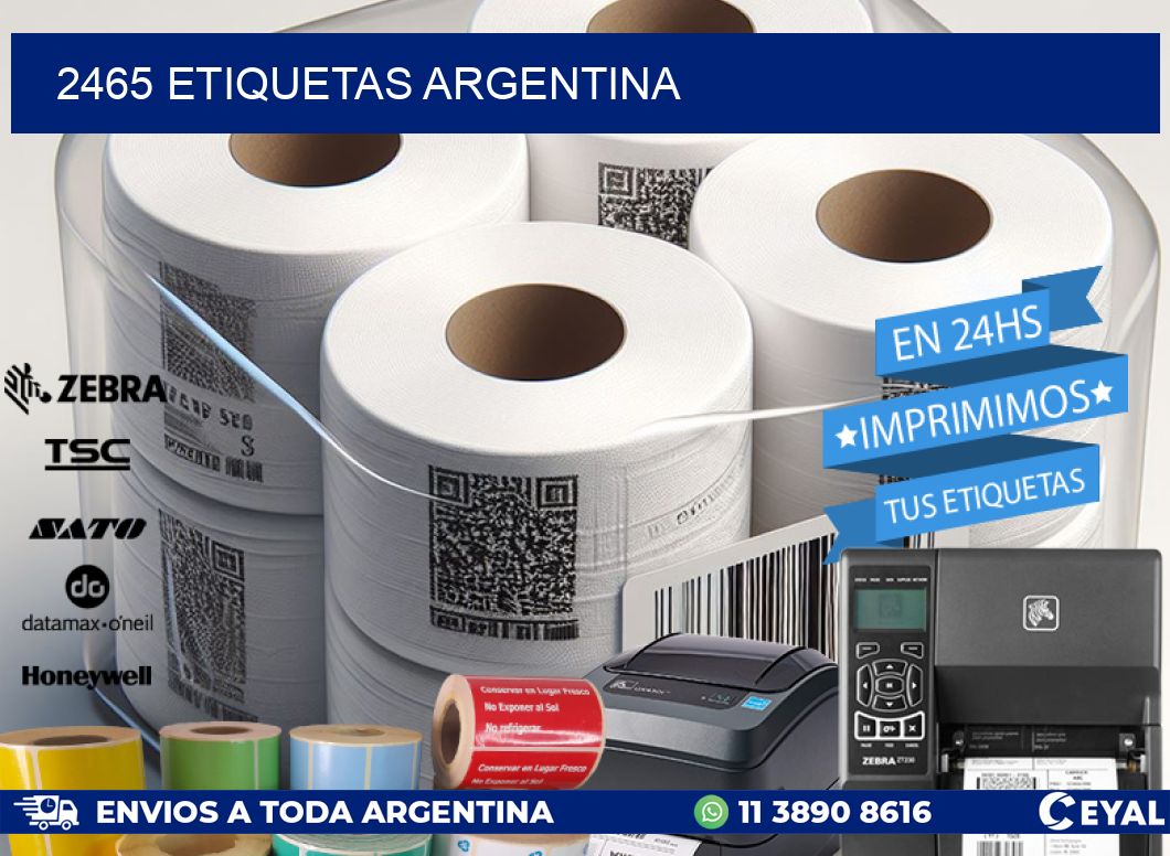 2465 ETIQUETAS ARGENTINA