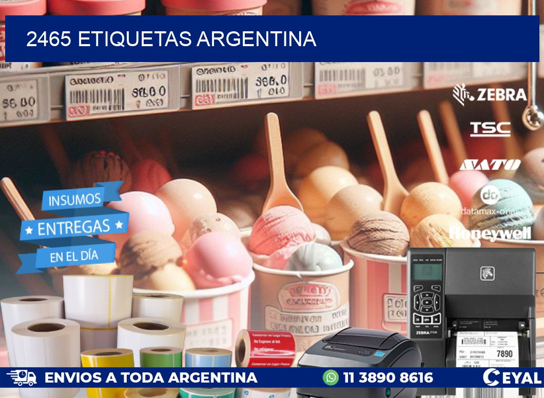 2465 ETIQUETAS ARGENTINA