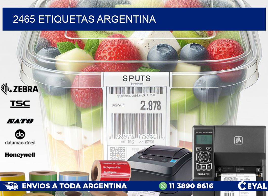 2465 ETIQUETAS ARGENTINA