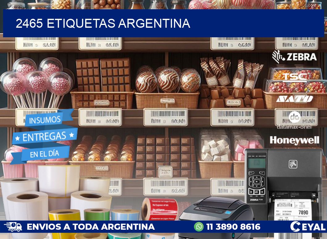 2465 ETIQUETAS ARGENTINA