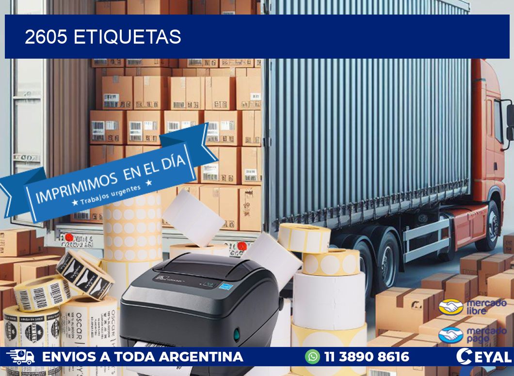 2605 ETIQUETAS