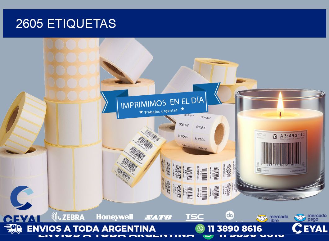 2605 ETIQUETAS