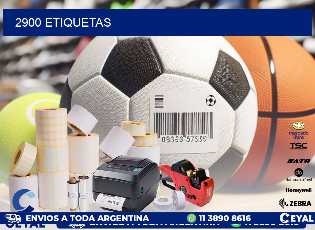2900 ETIQUETAS