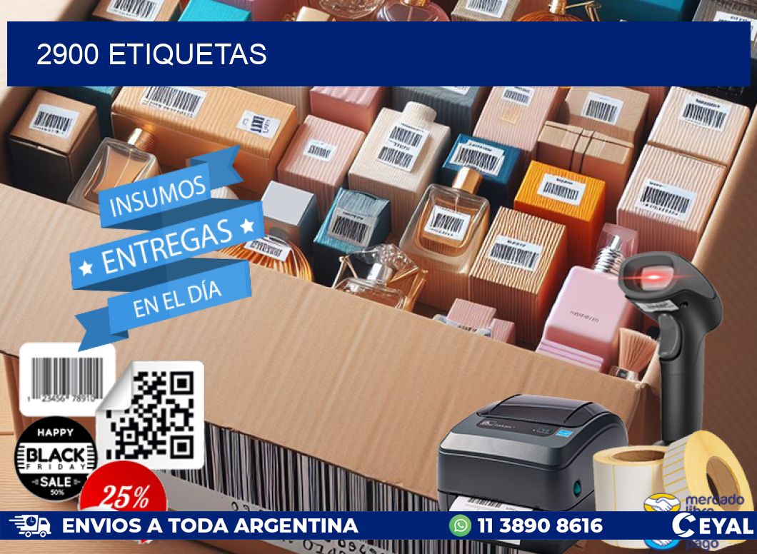 2900 ETIQUETAS