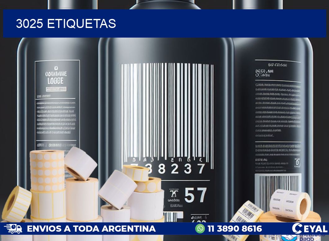 3025 ETIQUETAS