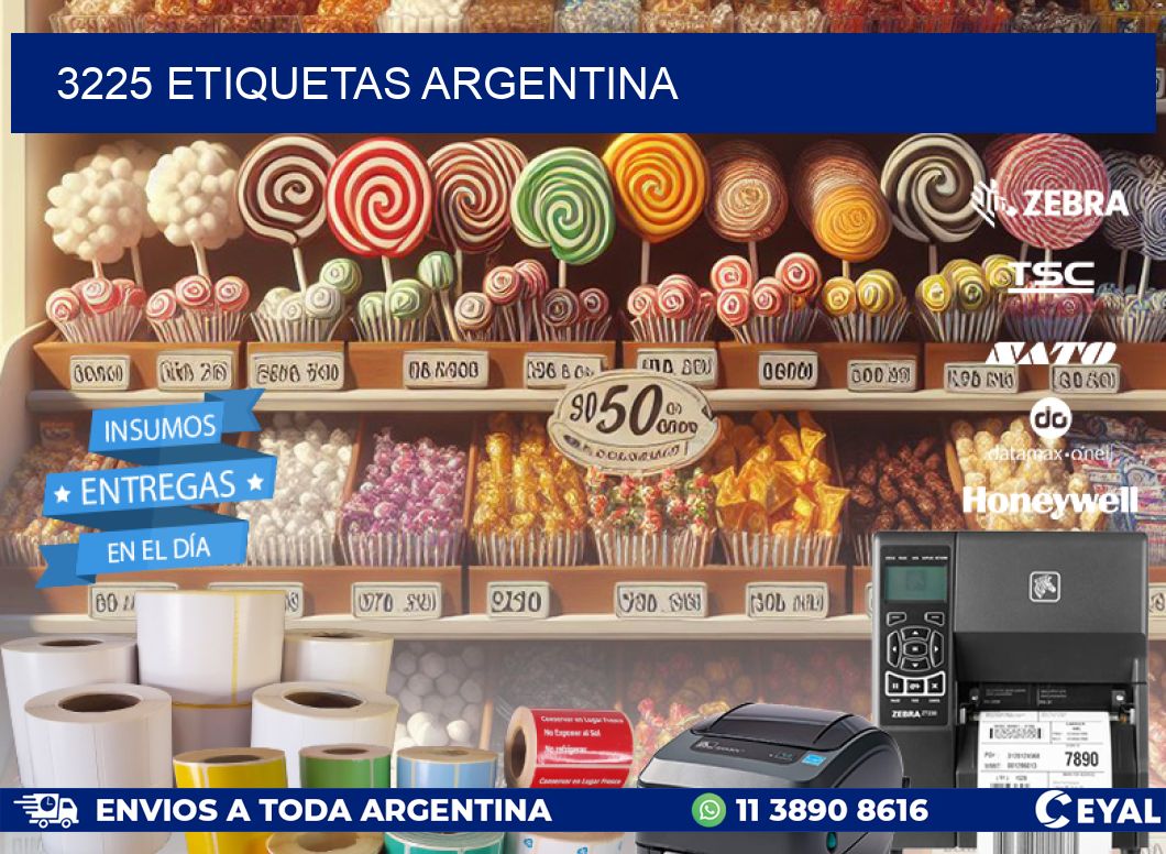 3225 ETIQUETAS ARGENTINA