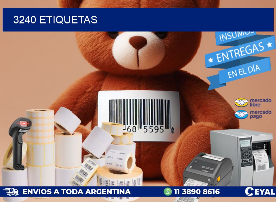 3240 ETIQUETAS